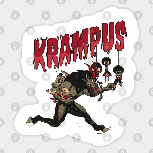 krampus Sticker by JayD World